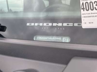 New 2025 Ford Bronco for sale in Lincoln NE