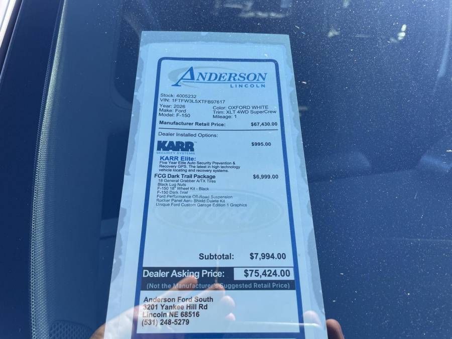 New 2026 Ford F-150 for sale in Lincoln NE