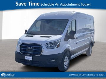 New 2022 Ford E-Transit Cargo Van T-350 148 Med Rf 9500 GVWR RWD Stock: L25047
