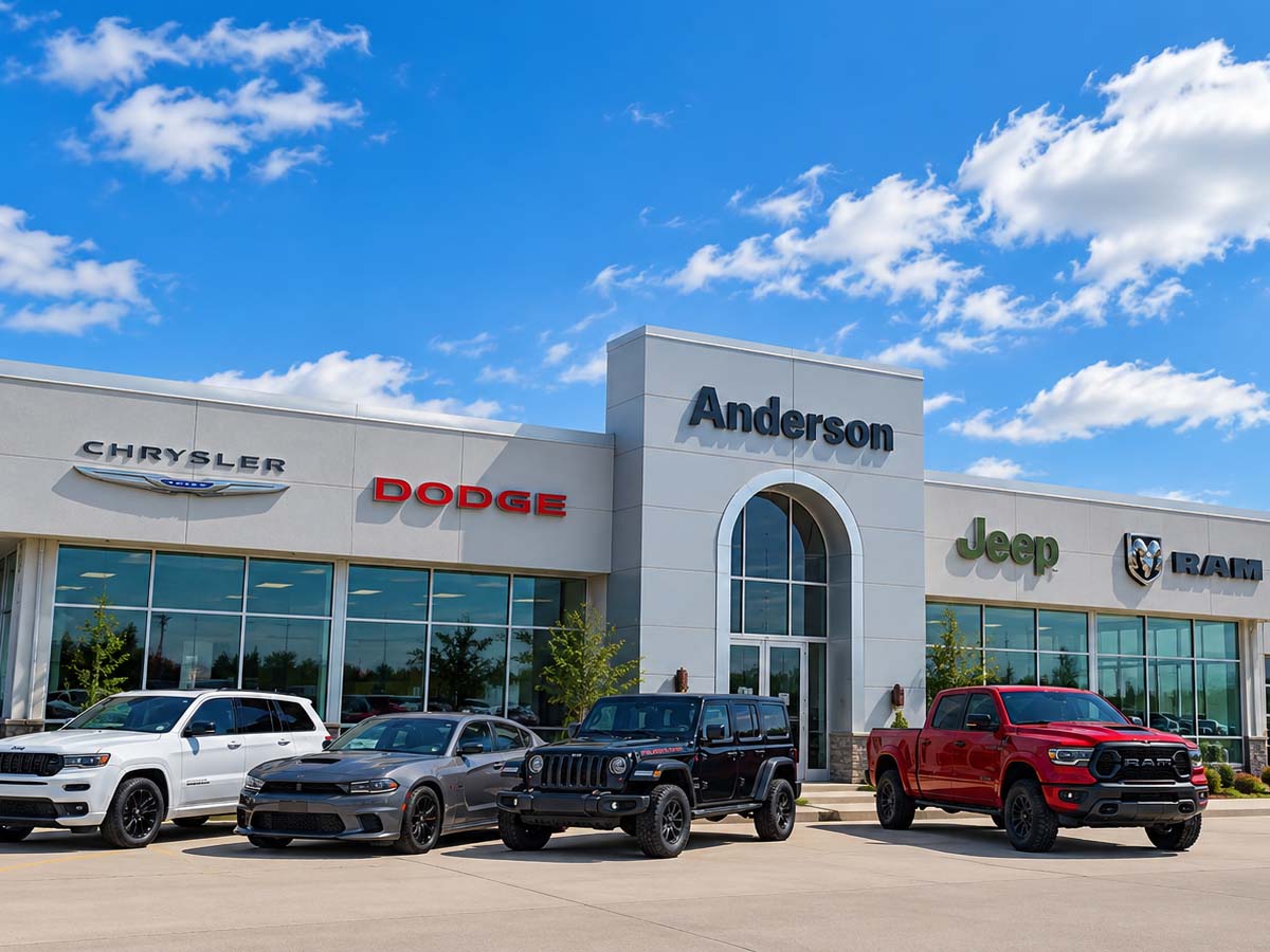 Anderson Auto Group Chrysler Dodge Jeep Ram dealership in Grand Island, Nebraska