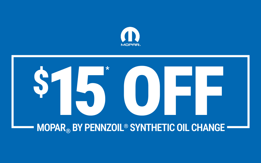 $15 Off Full Synthetic Oil Change